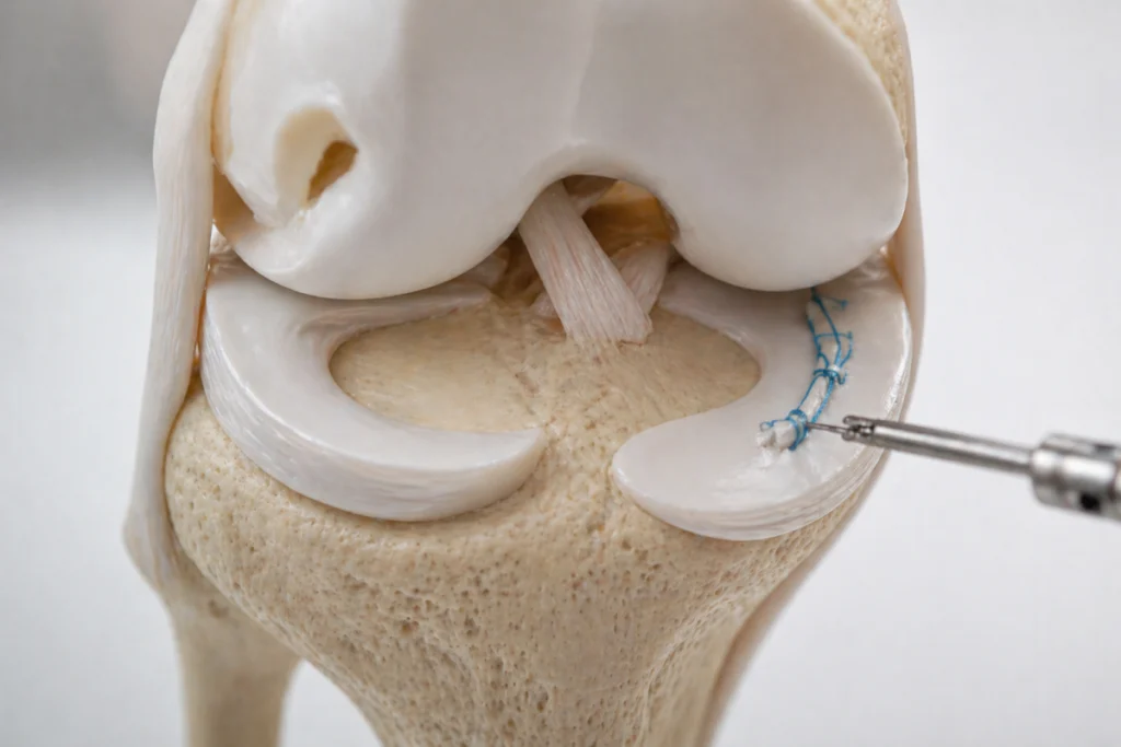 suture meniscale meniscectomie suture meniscale meniscectomie Suture méniscale ou méniscectomie Dr Pierre SAUTET - Chirurgien orthopédiste Seine-Saint-Denis